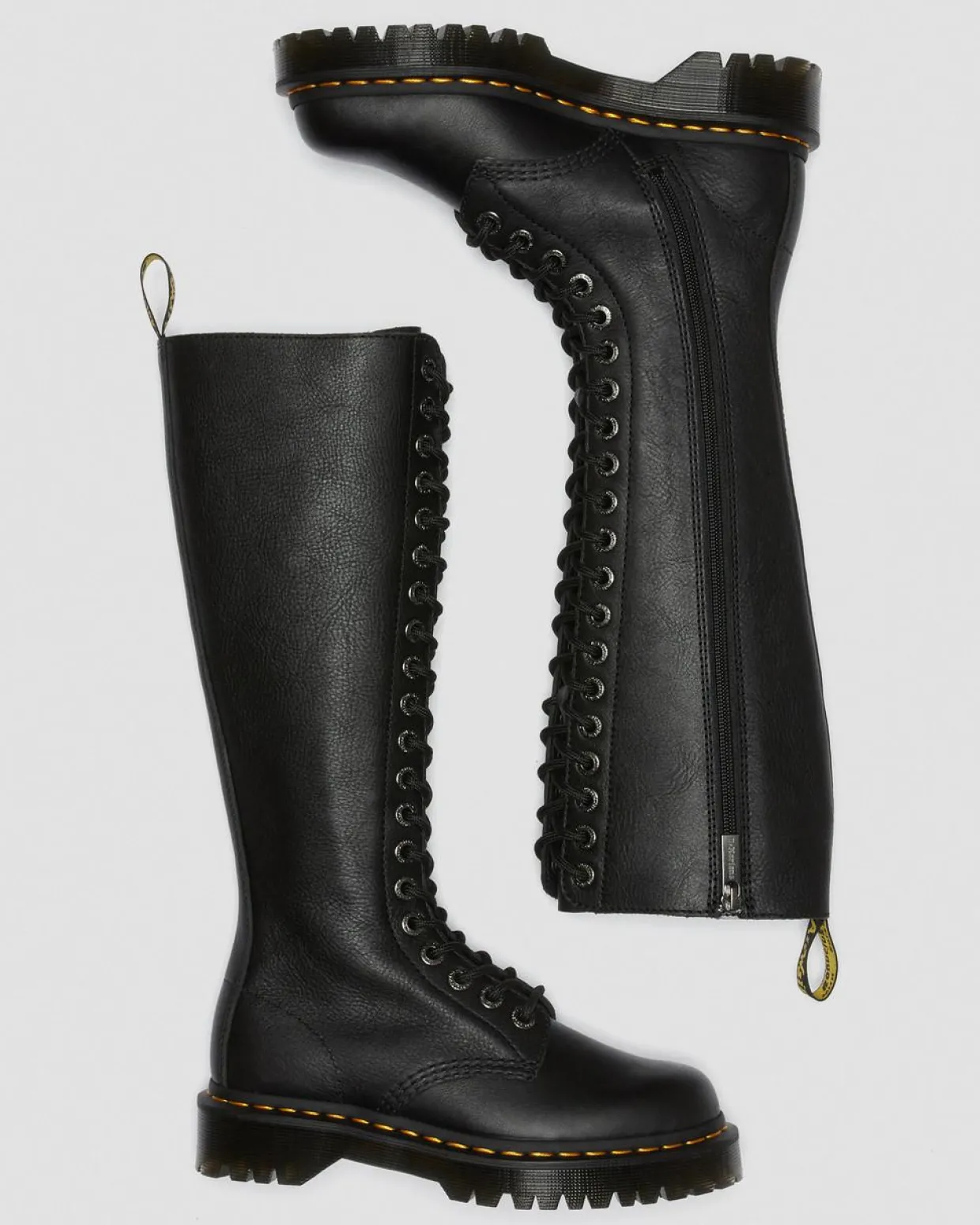 Dr. Martens Boots Montantes 1B60 Bex En Cuir Pisa Noir — Pisa Shop