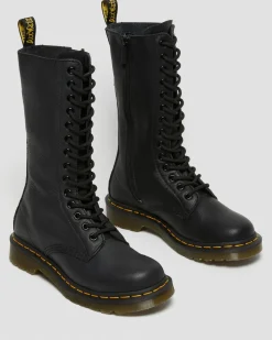 Dr. Martens Boots Montantes 1B99 En Cuir Virginia Noir — Virginia Cheap