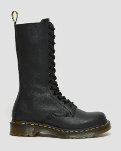 Dr. Martens Boots Montantes 1B99 En Cuir Virginia Noir — Virginia Cheap