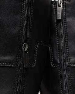 Dr. Martens Boots Montantes Plateformes Audrick En Cuir 20 œillets Noir — Nappa Lux Cheap