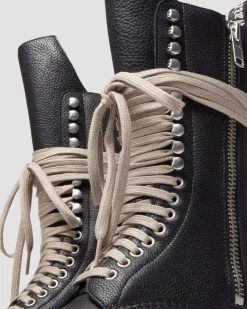 Dr. Martens Boots Plateformes 1918 Rick Owens DMXL En Cuir Noir — Lunar Online
