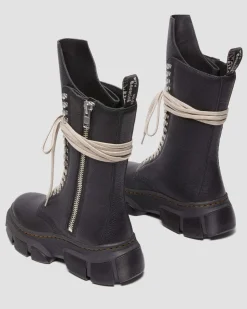 Dr. Martens Boots Plateformes 1918 Rick Owens DMXL En Cuir Noir — Lunar Online