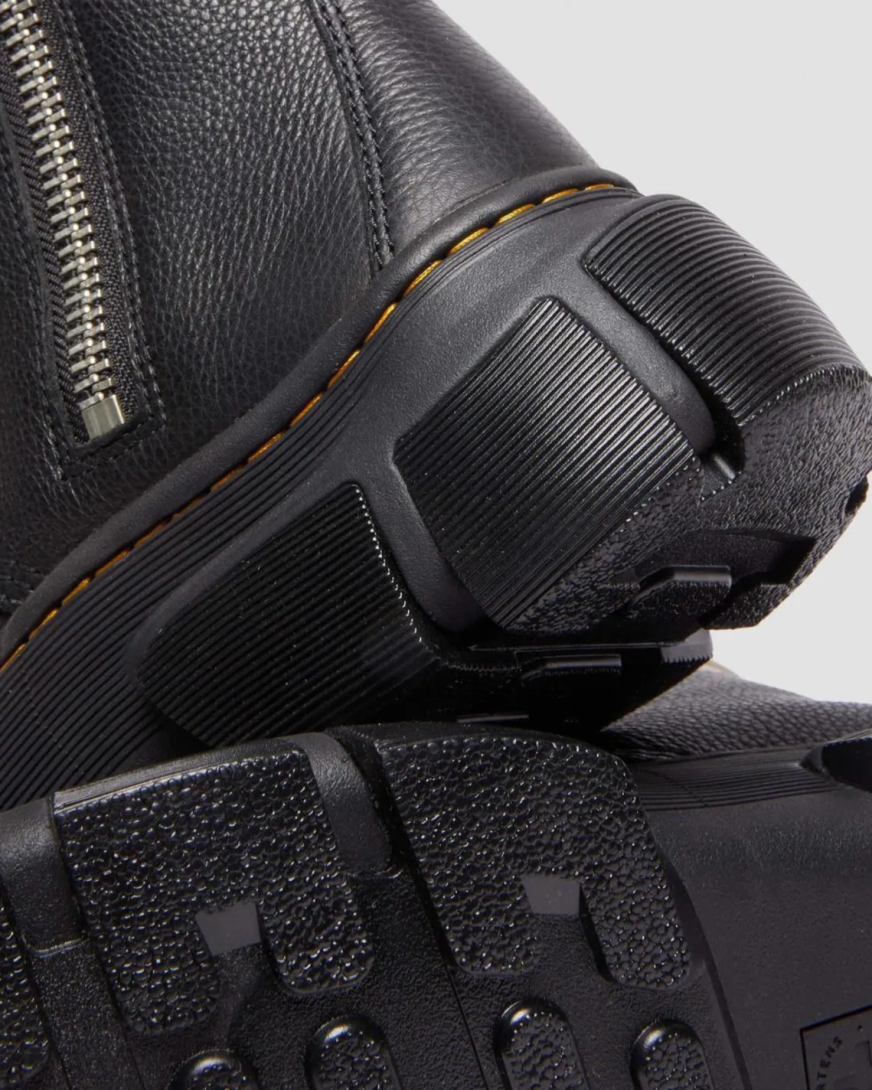 Dr. Martens Boots Plateformes 1918 Rick Owens DMXL En Cuir Noir — Lunar Online