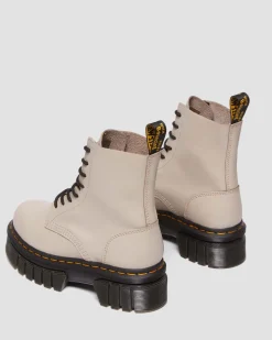 Dr. Martens Boots Plateformes Audrick Nappa Lux VINTAGE TAUPE — Nappa Lux Best Sale
