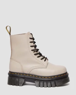Dr. Martens Boots Plateformes Audrick Nappa Lux VINTAGE TAUPE — Nappa Lux Best Sale