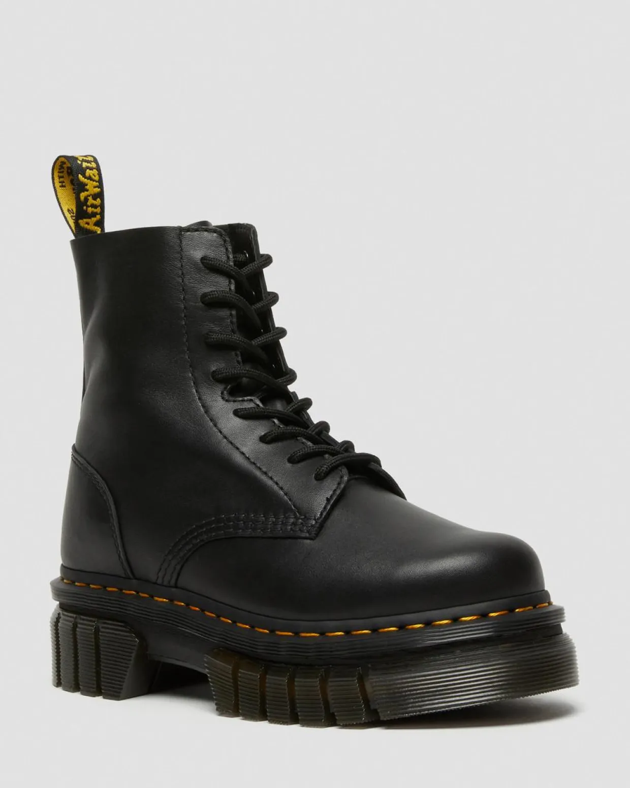Dr. Martens Boots Plateformes Audrick Nappa Lux Noir — Nappa Lux Best Sale