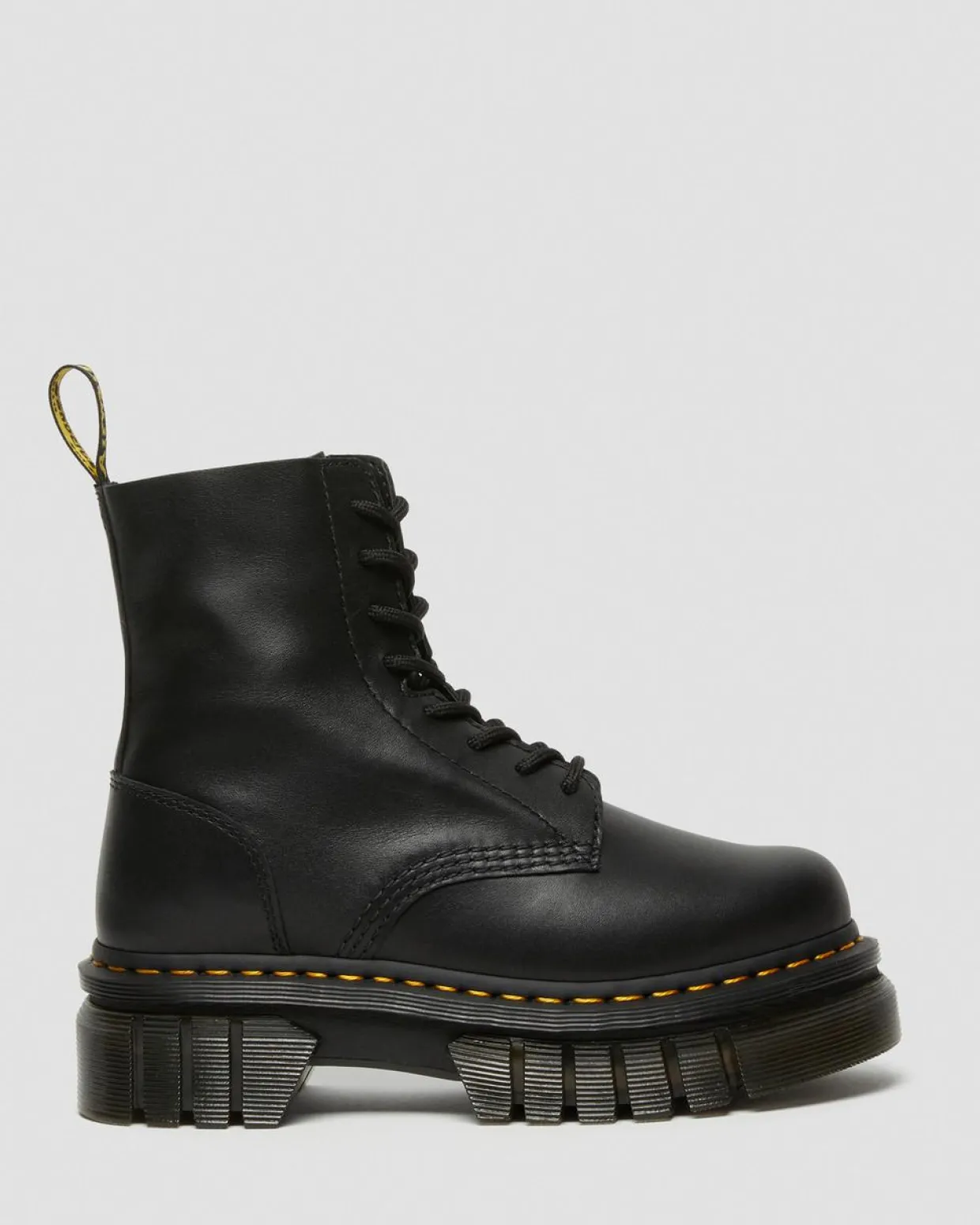 Dr. Martens Boots Plateformes Audrick Nappa Lux Noir — Nappa Lux Best Sale
