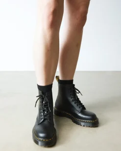 Dr. Martens Boots Plateformes Bex 1460 En Cuir Smooth Noir — Smooth Leather Sale