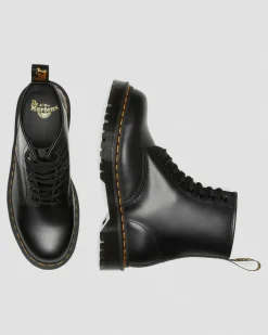 Dr. Martens Boots Plateformes Bex 1460 En Cuir Smooth Noir — Smooth Leather Sale