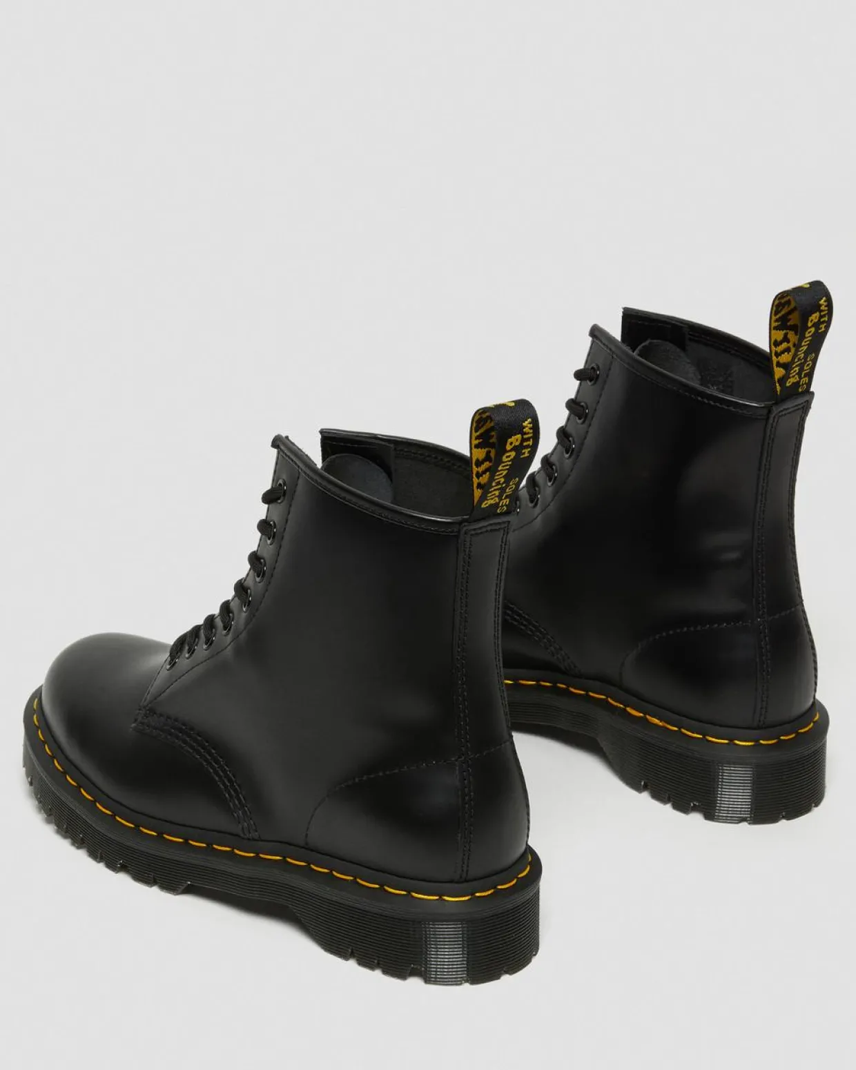 Dr. Martens Boots Plateformes Bex 1460 En Cuir Smooth Noir — Smooth Leather Sale