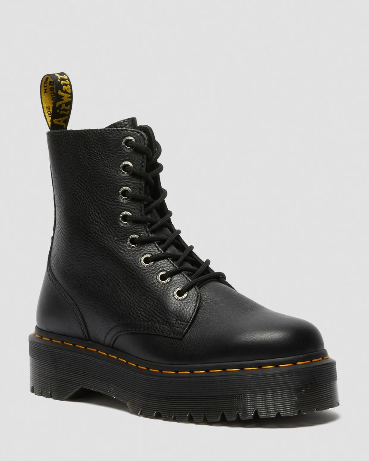 Dr. Martens Boots Plateformes Jadon III En Cuir Pisa Noir — Pisa Store