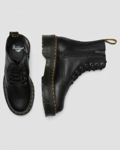 Dr. Martens Boots Plateformes Jadon III En Cuir Pisa Noir — Pisa Store