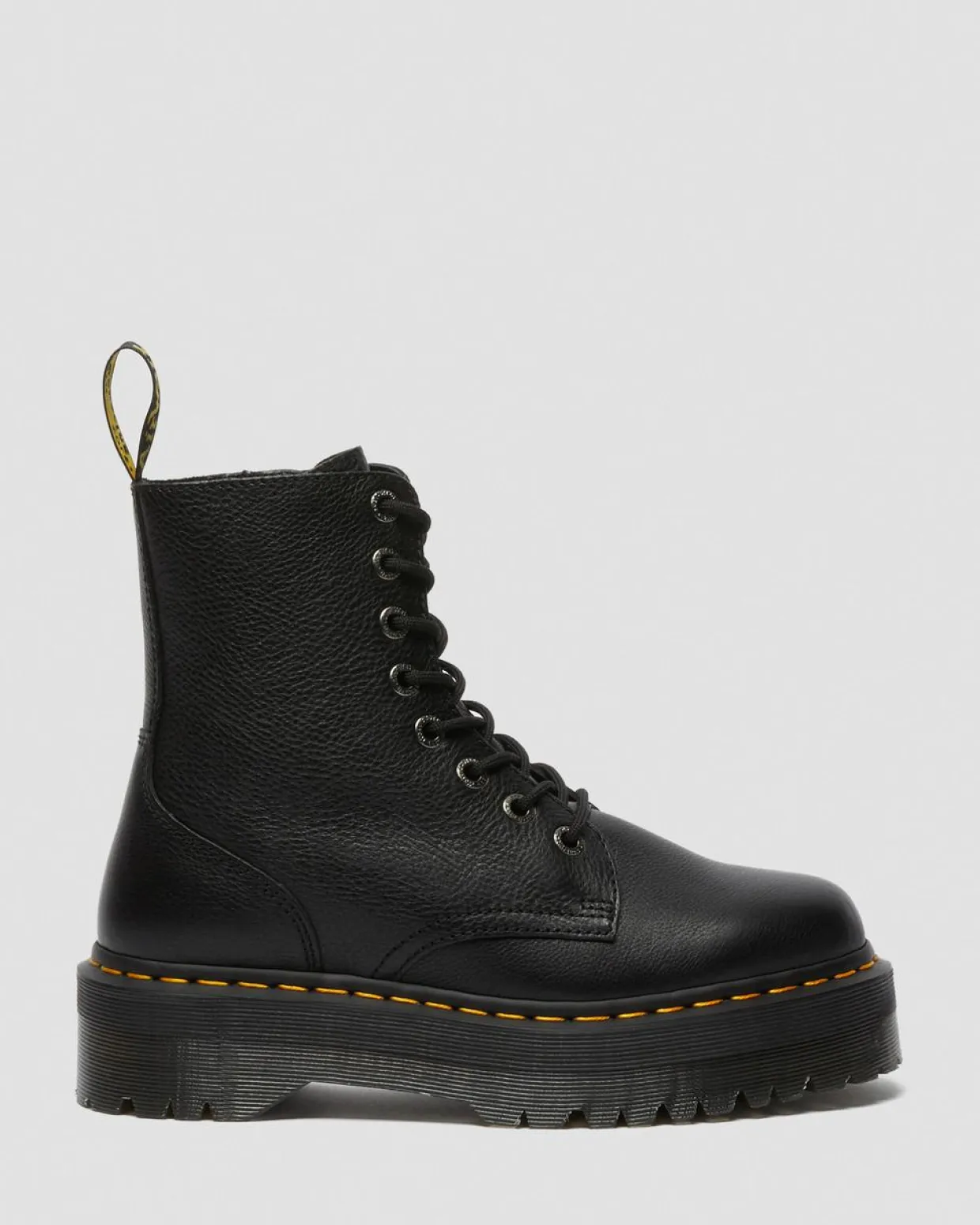 Dr. Martens Boots Plateformes Jadon III En Cuir Pisa Noir — Pisa Store
