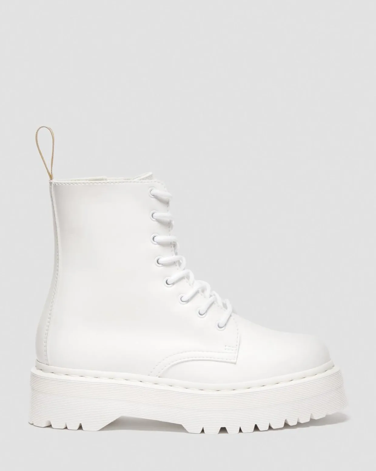 Dr. Martens Boots Plateformes Jadon II Mono Kemble Vegan Blanc — Kemble Best