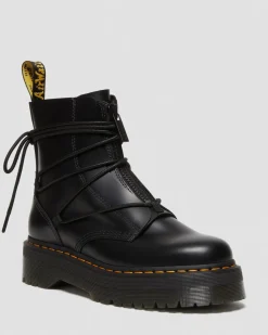 Dr. Martens Boots Plateformes Jarrick II En Cuir à Lacets Noir — Smooth+Paris Best Sale