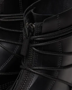 Dr. Martens Boots Plateformes Jarrick II En Cuir à Lacets Noir — Smooth+Paris Best Sale