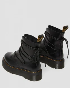 Dr. Martens Boots Plateformes Jarrick II En Cuir à Lacets Noir — Smooth+Paris Best Sale