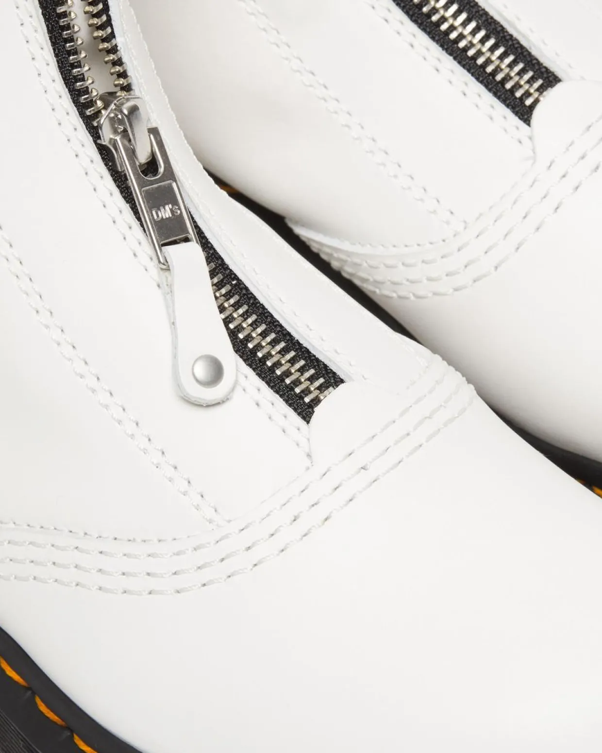 Dr. Martens Boots Plateformes Jetta Blanc — Sendal Cheap
