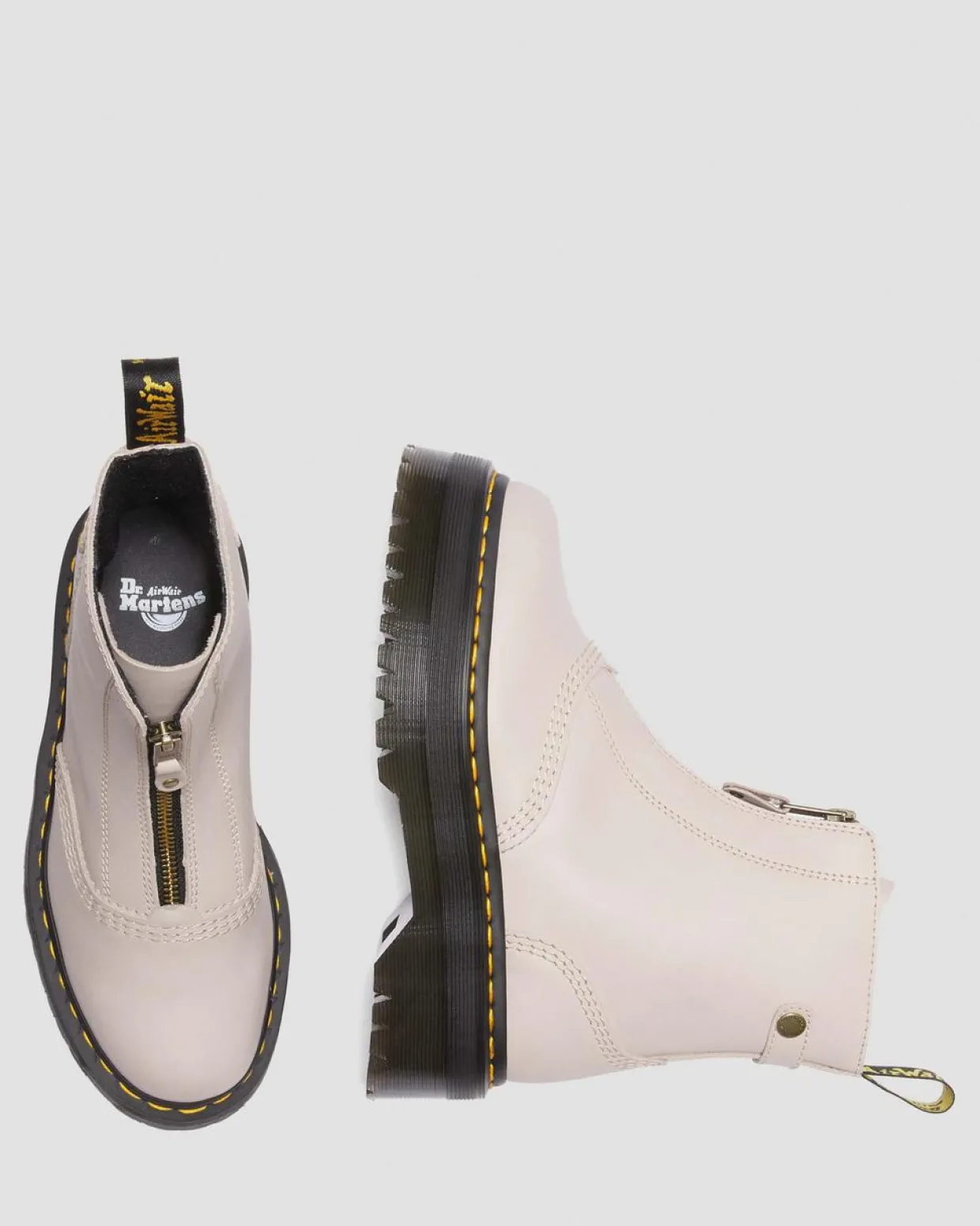 Dr. Martens Boots Plateformes Jetta VINTAGE TAUPE — Sendal Flash Sale