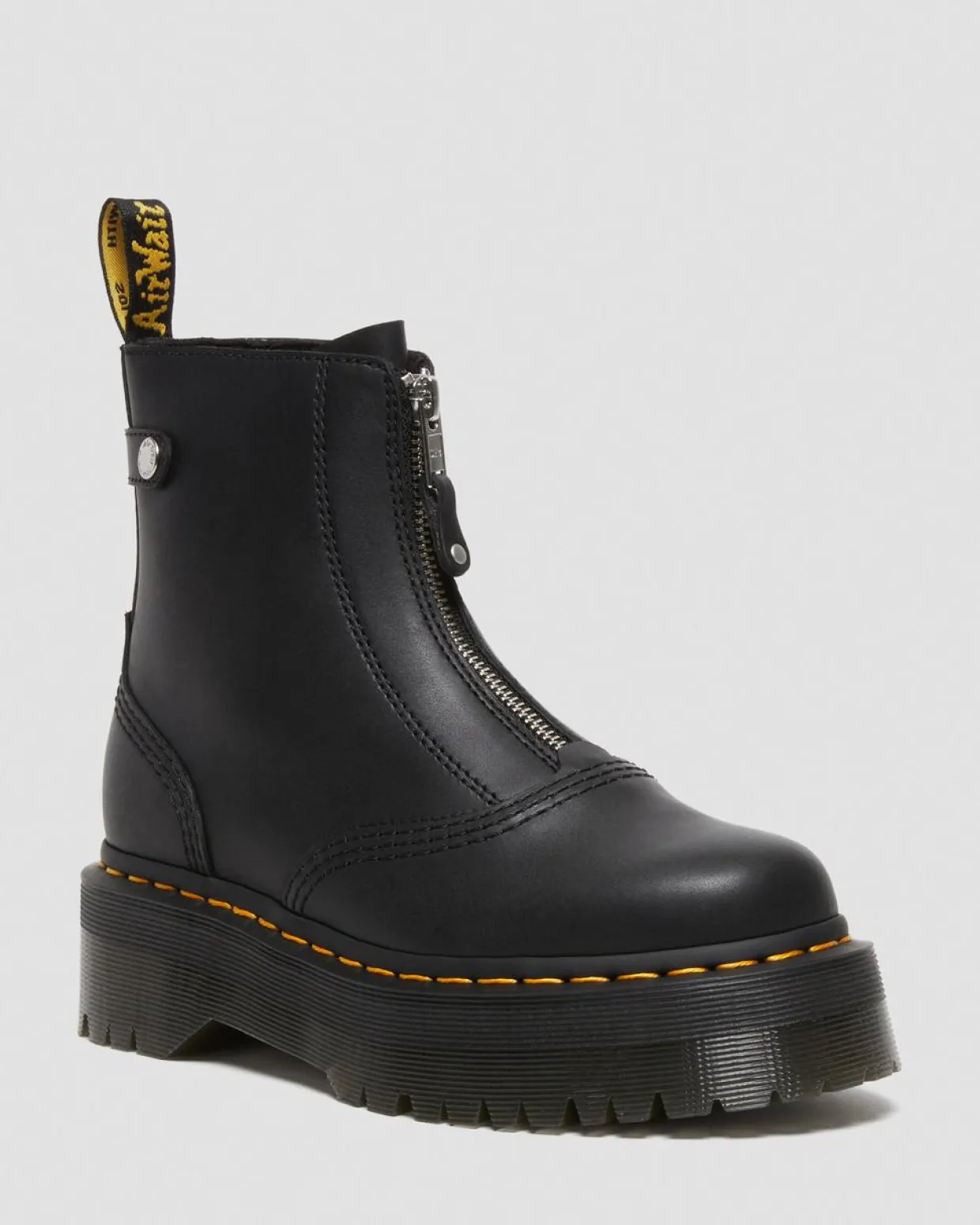 Dr. Martens Boots Plateformes Jetta Noir — Sendal Cheap