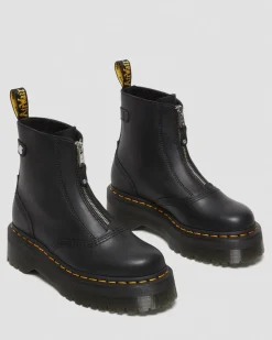 Dr. Martens Boots Plateformes Jetta Noir — Sendal Cheap