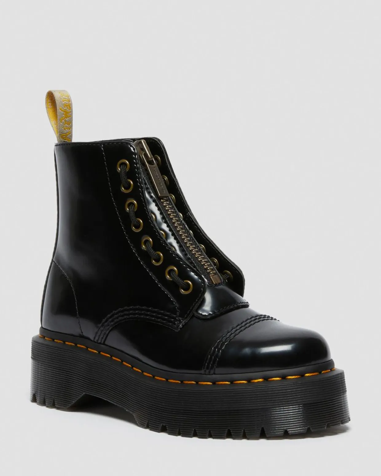 Dr. Martens Boots Plateformes Sinclair Vegan Noir — Oxford Hot