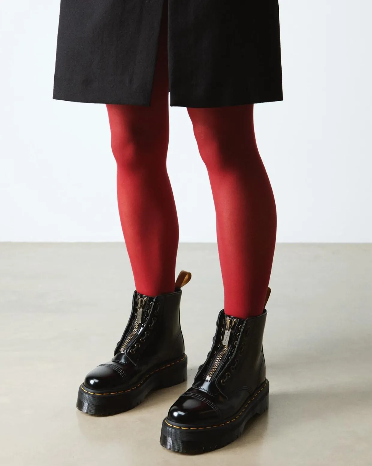 Dr. Martens Boots Plateformes Sinclair Vegan Noir — Oxford Hot