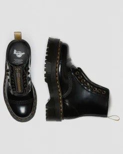 Dr. Martens Boots Plateformes Sinclair Vegan Noir — Oxford Hot