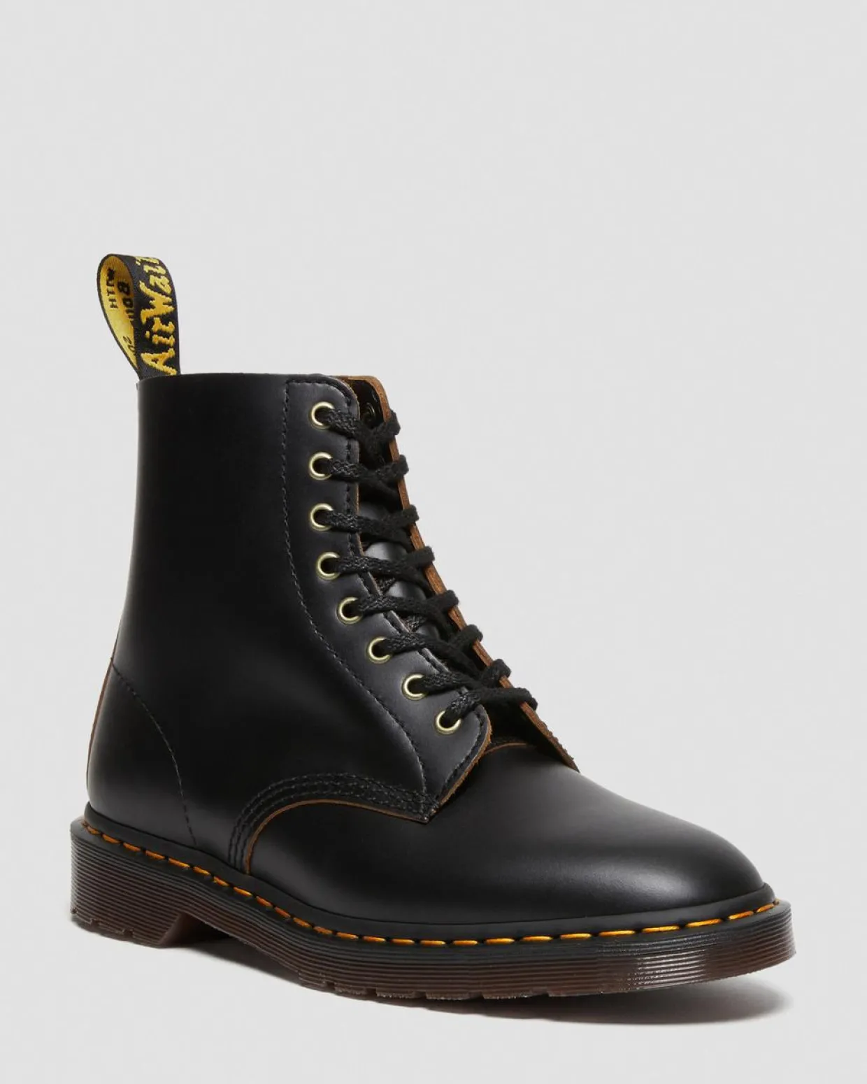 Dr. Martens Boots Smiths En Cuir Vintage Smooth Noir — Vintage Smooth Sale