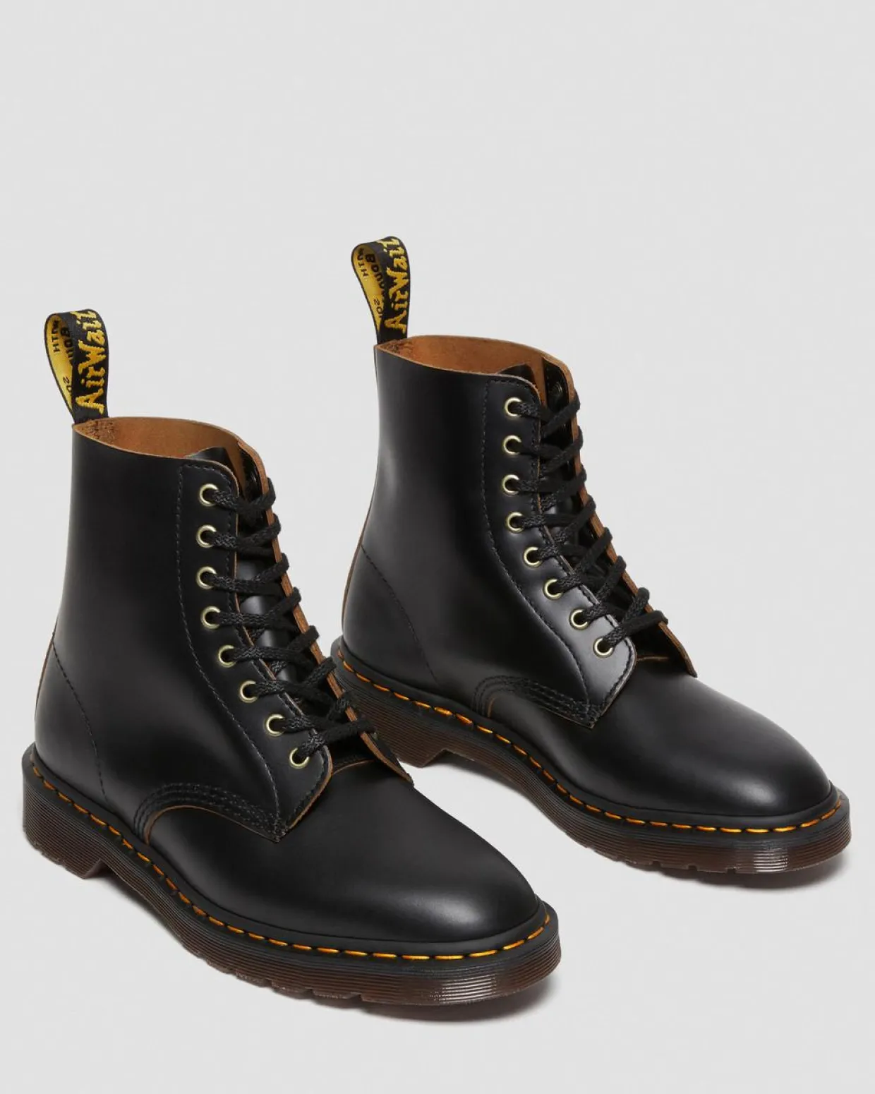 Dr. Martens Boots Smiths En Cuir Vintage Smooth Noir — Vintage Smooth Sale