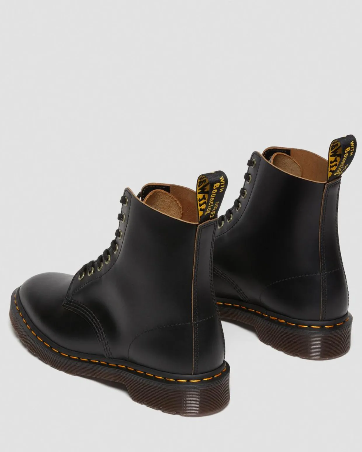 Dr. Martens Boots Smiths En Cuir Vintage Smooth Noir — Vintage Smooth Sale