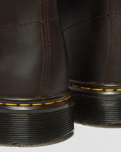 Dr. Martens Boots Thurston Chukka En Cuir Crazy Horse Marron foncé — Crazy Horse Online