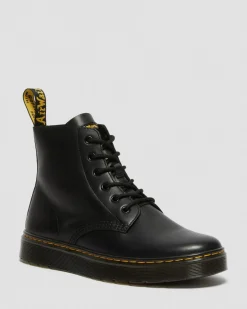 Dr. Martens Boots Thurston Chukka En Cuir Lusso Noir — Lusso Cheap