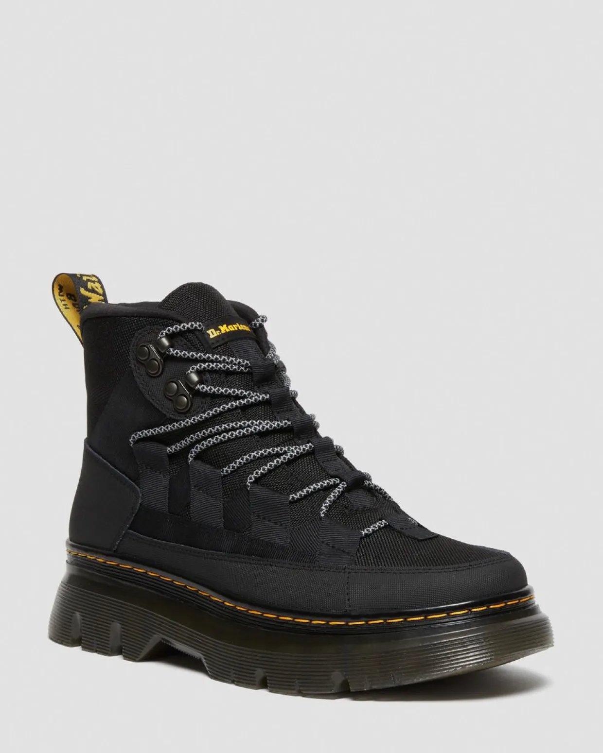 Dr. Martens Boots Utilitaires Boury En Cuir Extra Tough Noir — Ajax+Extra Tough 50/50 Cheap