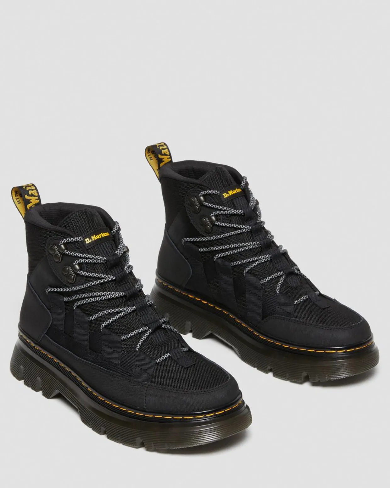Dr. Martens Boots Utilitaires Boury En Cuir Extra Tough Noir — Ajax+Extra Tough 50/50 Cheap