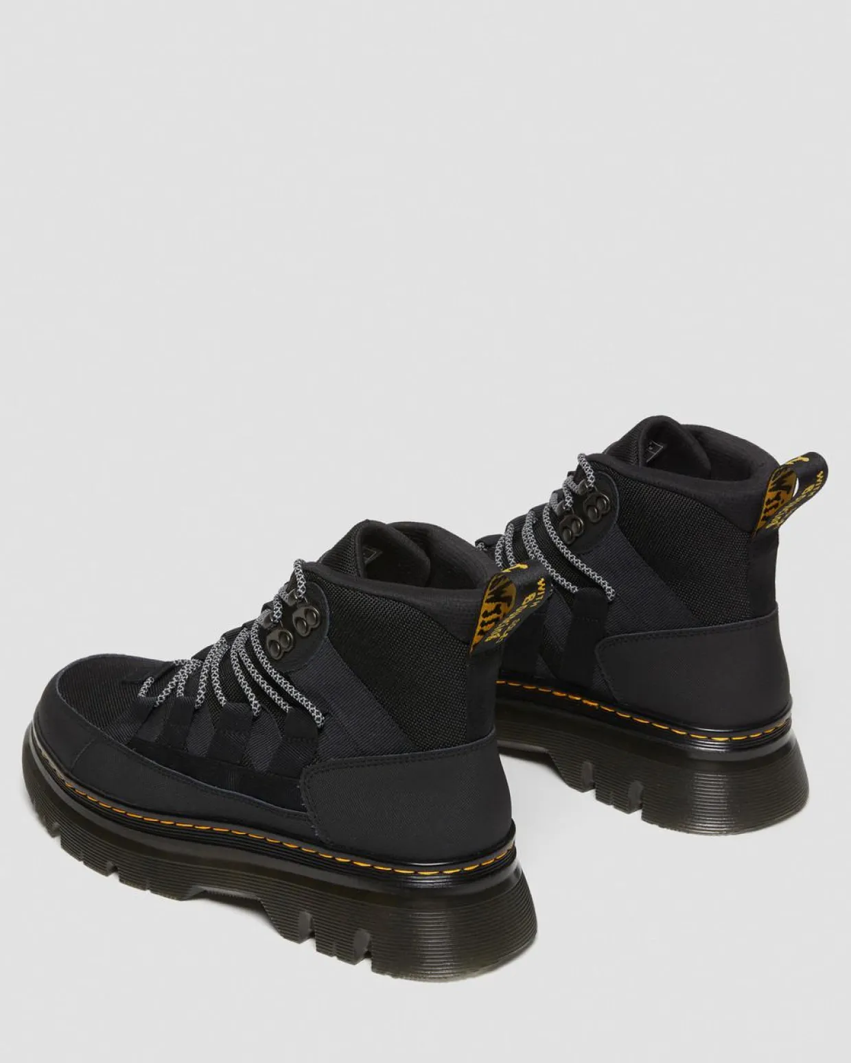 Dr. Martens Boots Utilitaires Boury En Cuir Extra Tough Noir — Ajax+Extra Tough 50/50 Cheap