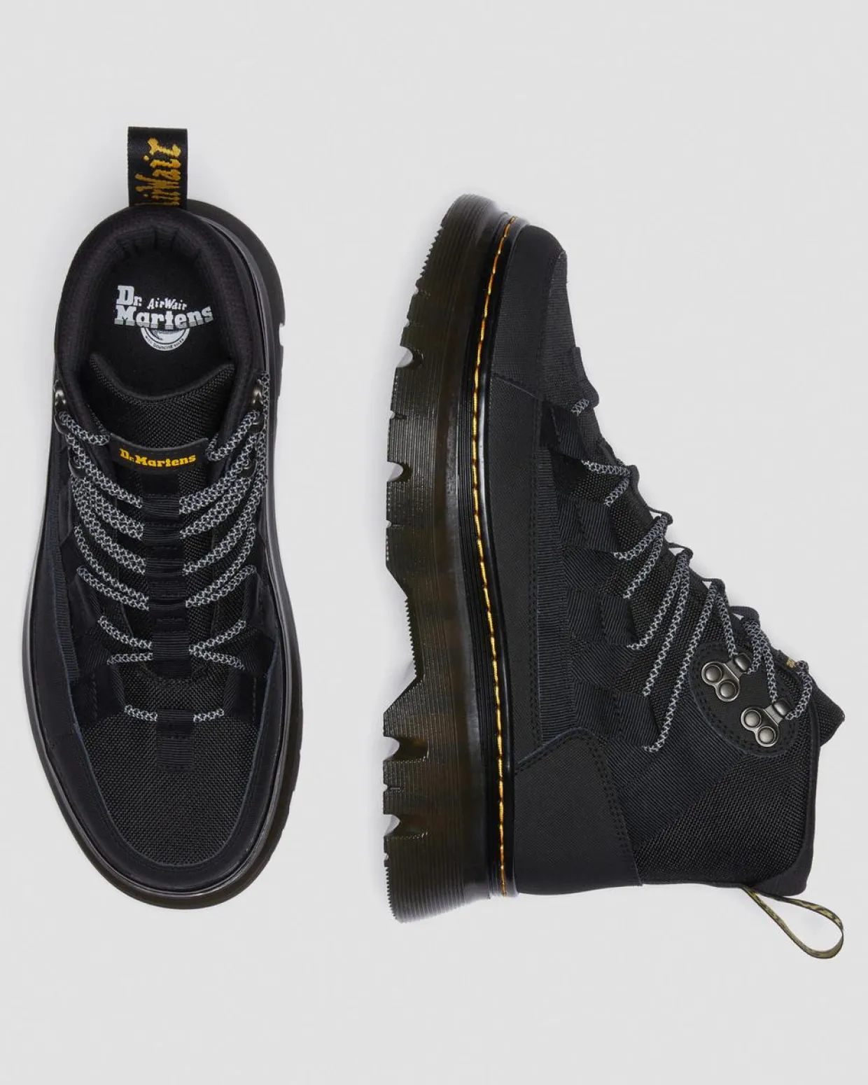 Dr. Martens Boots Utilitaires Boury En Cuir Extra Tough Noir — Ajax+Extra Tough 50/50 Cheap