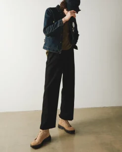 Dr. Martens Boots Utilitaires Rilla En Toile Et En Daim à Lacets Savannah Tan Outlet
