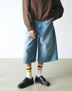Dr. Martens Chaussettes Athletic Logo En Coton Biologique Mélangé Blanc+Jaune — Cotton Blend Hot