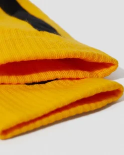 Dr. Martens Chaussettes Double Doc En Coton Mélangé Jaune+Noir — Cotton Blend Best