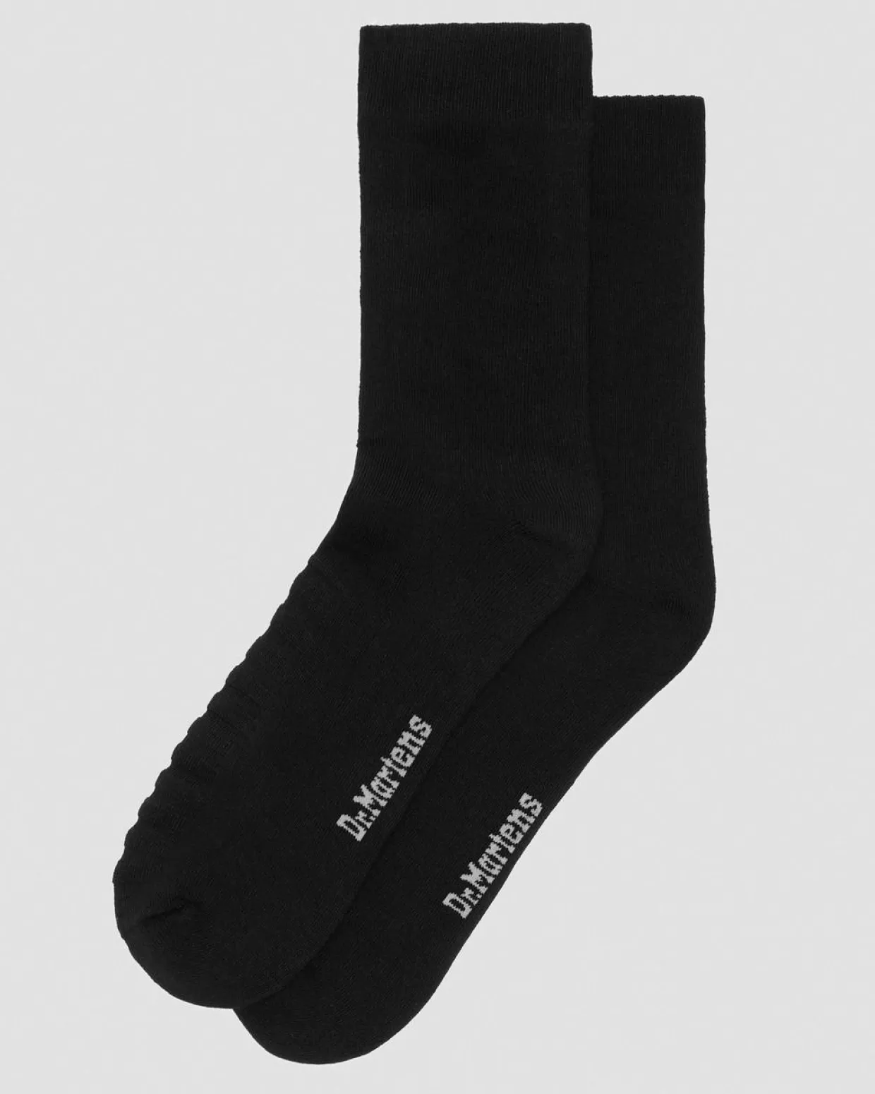 Dr. Martens Chaussettes Double Doc En Coton Mélangé Noir — Cotton Blend Fashion