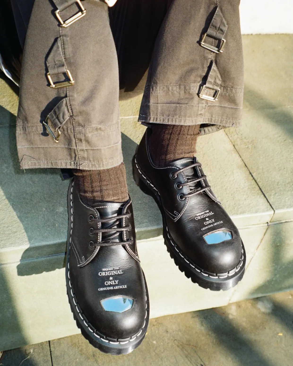 Dr. Martens Chaussures 1641 Bex Steel Toe En Cuir Noir — Overdrive Fashion