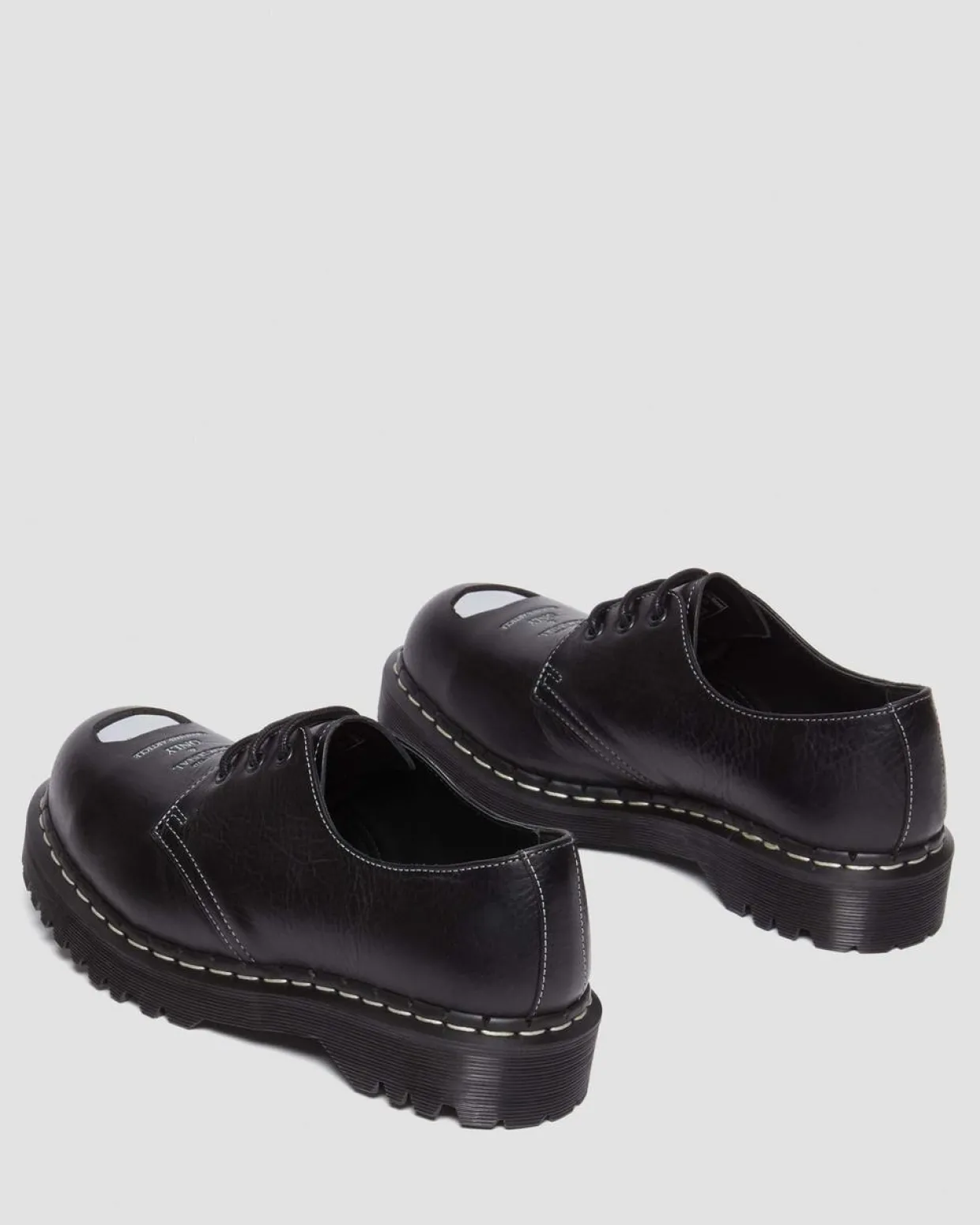 Dr. Martens Chaussures 1641 Bex Steel Toe En Cuir Noir — Overdrive Fashion
