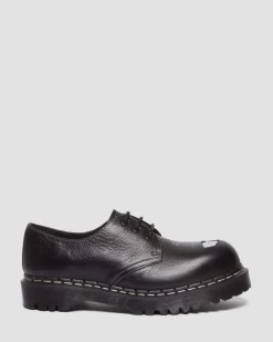 Dr. Martens Chaussures 1641 Bex Steel Toe En Cuir Noir — Overdrive Fashion