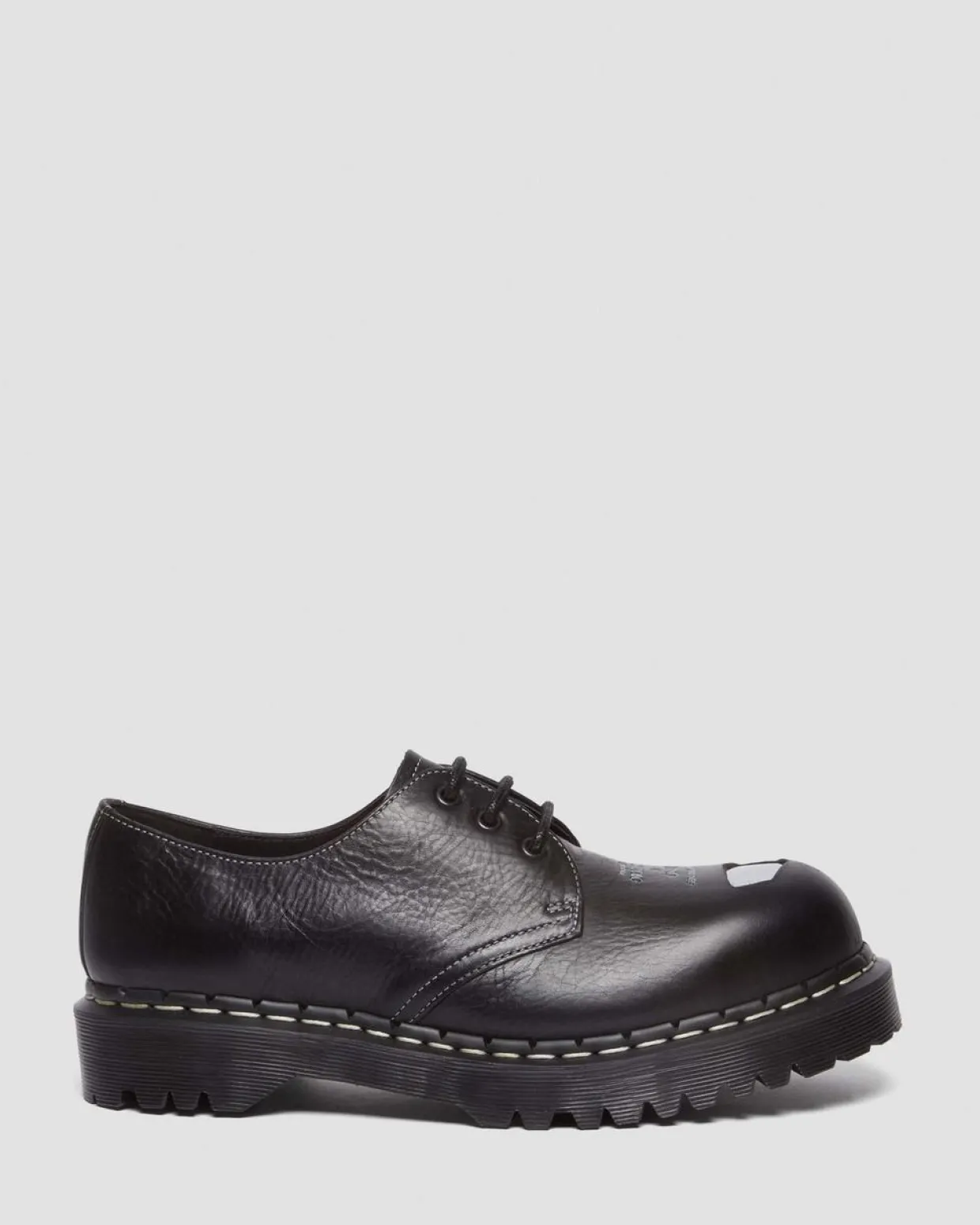 Dr. Martens Chaussures 1641 Bex Steel Toe En Cuir Noir — Overdrive Fashion