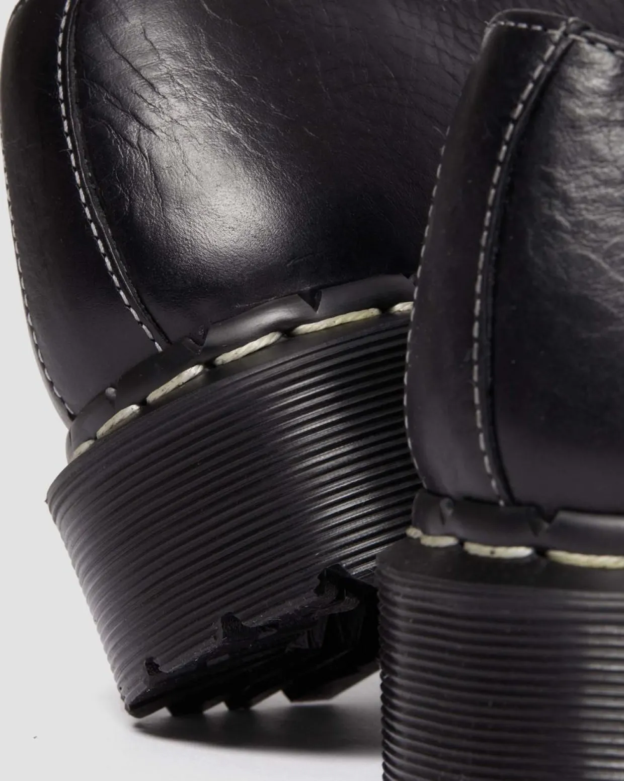 Dr. Martens Chaussures 1641 Bex Steel Toe En Cuir Noir — Overdrive Fashion