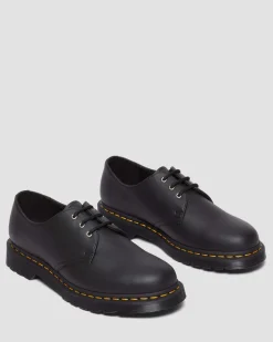 Dr. Martens Chaussures 1461 En Chutes De Cuir Reconditionnées Black — Genix Nappa Store
