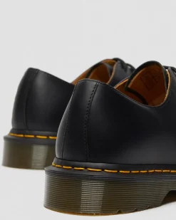 Dr. Martens Chaussures 1461 En Cuir Smooth Noir — Smooth Leather Discount