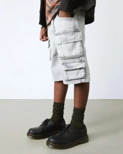Dr. Martens Chaussures 1461 En Cuir Softy T Junior Noir — Softy T Hot