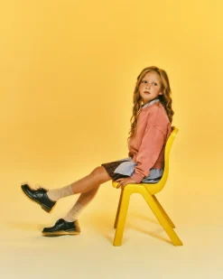 Dr. Martens Chaussures 1461 En Cuir Softy T Junior Noir — Softy T Hot